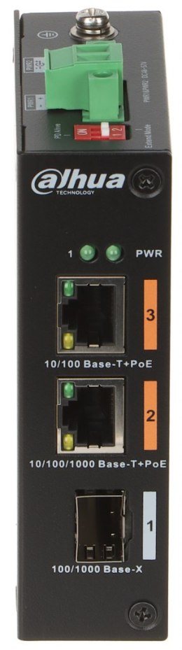 SWITCH POE PFS3103-1GT1ET-60-V2 2-PORTOWY SFP DAHUA