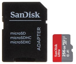 KARTA PAMIĘCI SD-MICRO-10/256-SANDISK microSD UHS-I, SDXC 256 GB SANDISK