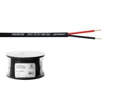 Elastyczny kabel głośnikowy, ziemny, produkowany w UE, 2 x 1.5mm2, 100m