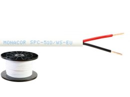 Elastyczny kabel głośnikowy, ziemny, produkowany w UE, 2 x 1.0mm2, 100m