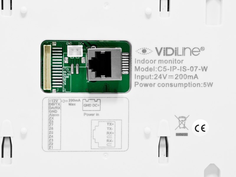 Wideodomofon IP 20-rodzinny VidiLine C5-IP