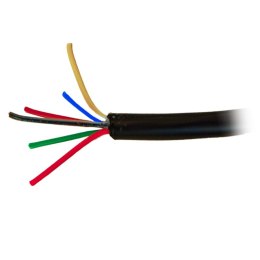 Kabel alarmowy, domofonowy Vidiline 6x0,5mm CU 100m zewnętrzny