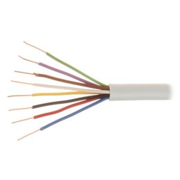 Kabel alarmowy, domofonowy Vidiline 8x0,5mm CU 100m