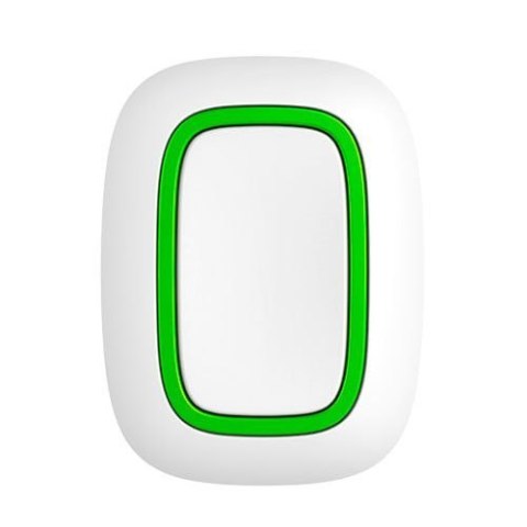 Bezprzewodowy przycisk napadowy Ajax Button biały