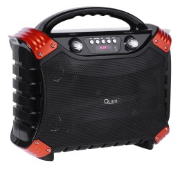 Przenośny aktywny zestaw głośnikowy Quer z funkcją MP3, Bluetooth, radio FM oraz funkcją Karaoke