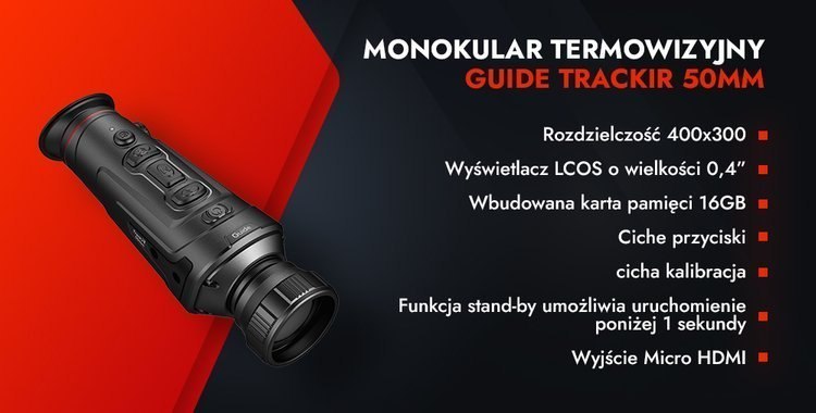 Termowizor obserwacyjny GUIDE TrackIR 50mm