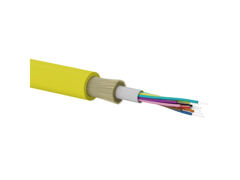 Kabel światłowodowy B2Ca OS2 G652D uniwersalny trudnopalny FireHardy ZW-NOTKtsdD / U-DQ(ZN)BH - SM 24J 9/125 LSOH ALANTEC