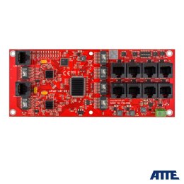 Switch PoE 10 portowy (8xPoE 10/100Mbps + 2xGigabit Uplink) ATTE xPoE-10-20-OF