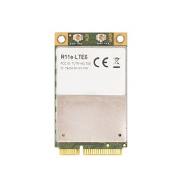 MIKROTIK R11E-LTE6 MINIPCI-E CARD, CATEGORY 6 LTE, 2X UFL
