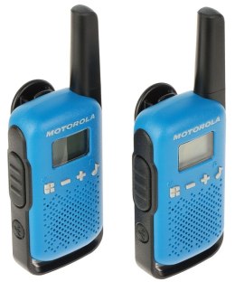 Zestaw 2 radiotelefonów PMR MOTOROLA T42 BLUE 446.1   MHz ... 446.2   MHz