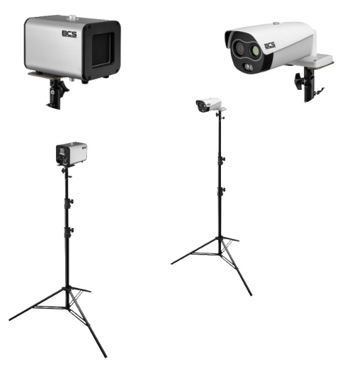 BCS-TIP5220807-IR-TTW - kamera dualna, termowizja + wideo z dużą dokładnością pomiaru temperatury + akcesoria