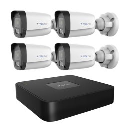 Monitoring IP VidiLine z 4 kamerami Full HD i rejestratorem PoE