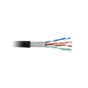 Kabel skrętka VidiLine UTP CAT 5e UV drut CU CPR Fca Fluke test - 305m