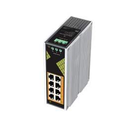Switch 8x PoE 1000Mb/s na szynę DIN