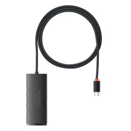 Lite Series przejściówka HUB USB-C 4x USB 3.0 1m czarny