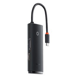 Lite Series wielofunkcyjny HUB USB-C 2 x USB 3.0 USB-C HDMI 1.4 SD-TF czarny