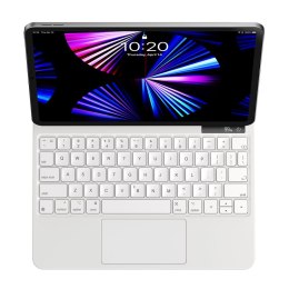 Klawiatura i touchpad do iPad Pro 12.9'' + etui magnetyczne Brilliance - białe