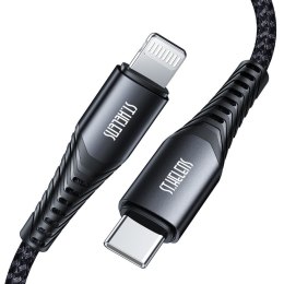 Kabel MFI przewód do iPhone USB-C - Lightning 2.1A 1.8m czarny