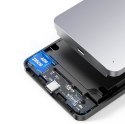 Kieszeń obudowa na dysk twardy 2.5'' SATA 3.0 6Gbps + kabel USB - USB-C 0.5m szary