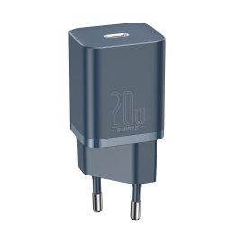Super Si 1C szybka ładowarka USB-C 20W PD + kabel do iPhone Lightning 1m niebieski