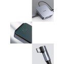 Dodatkowe porty HUB do iMac USB-C - 3x USB + czytnik kart SD TF szary