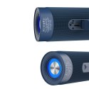 Bezprzewodowy głośnik Bluetooth 5.0 AUX karta TF światła LED RGB niebieski