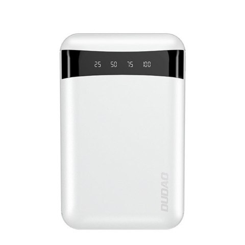 Mały praktyczny powerbank K3Pro mini USB 10000mAh biały