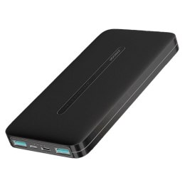 Powerbank 10000mAh 5V 2,1A 2x USB micro USB USB-C czarny