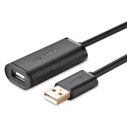 Aktywny przedłużacz kabla przewodu USB-A 2.0 480Mb/s 20m czarny