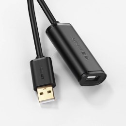 Aktywny przedłużacz kabla przewodu USB-A 2.0 480Mb/s 20m czarny