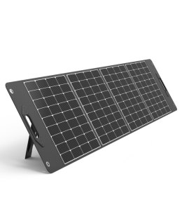 Ładowarka solarna kempingowa panel słoneczny składany 400W czarna