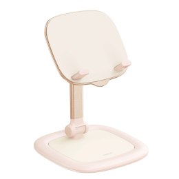 Regulowany stojak podstawka na tablet i telefon Seashell Series różowy