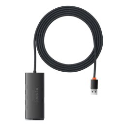 Lite Series HUB 4-Portowy USB-A do 4xUSB-A 3.0 2m czarny