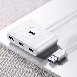 Wielofunkcyjny HUB rozdzielacz portów USB - 4x USB 3.0 1m biały