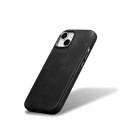 Skórzane etui pokrowiec do iPhone 15 Plus Oil Wax Premium Leather MagSafe czarne