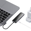 Adapter przejściówka HUB do MacBook i PC USB-C na 3x USB 3.0 HDMI RJ45 USB-C PD szary
