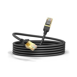 Kabel sieciowy patchcord STP RJ45 Cat 7 15m czarny