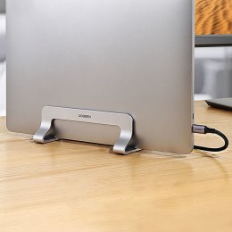 Pionowy stojak uchwyt podstawka na MacBooka laptopa tablet aluminium srebrny