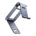 Składana podstawka stojak pod smartfon statyw na telefon szary