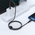 Kabel przewód MFI do iPhone USB-C - Lightning 30W 3A 1.2m czarny