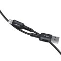 Kabel przewód MFI do iPhone USB - Lightning 2.4A 1.8m czarny