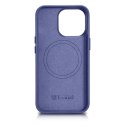 Pokrowiec etui z naturalnej skóry do iPhone 14 Pro MagSafe Case Leather jasno fioletowy