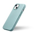 Skórzane etui iPhone 14 Plus magnetyczne z MagSafe Litchi Premium Leather Case zielony