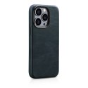 Skórzane etui iPhone 14 Pro magnetyczne z MagSafe Oil Wax Premium Leather Case ciemnoniebieski
