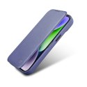 Skórzane etui iPhone 14 Pro z klapką magnetyczne MagSafe CE Premium Leather jasno fioletowy