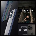 Etui Ultra Hybrid na iPhone 15 Pro niebieskie