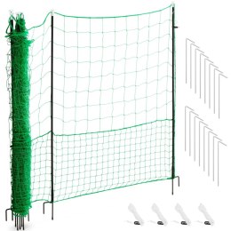 Siatka zagroda ogrodzenie ochronne hodowlane dla kur drobiu 1.25 x 15 m