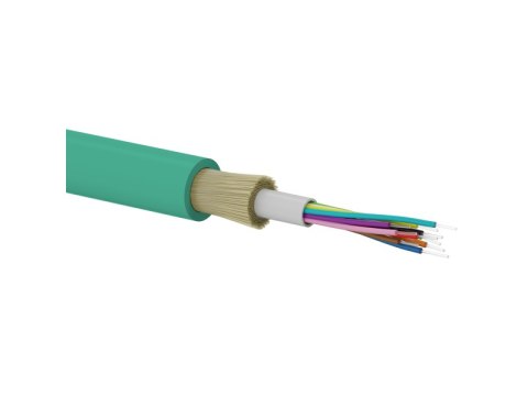 Kabel światłowodowy OM3 B2ca U-DQ(ZN)BH uniwersalny trudnopalny "FireHardy" MM 4G 50/125 LSOH ALANTEC