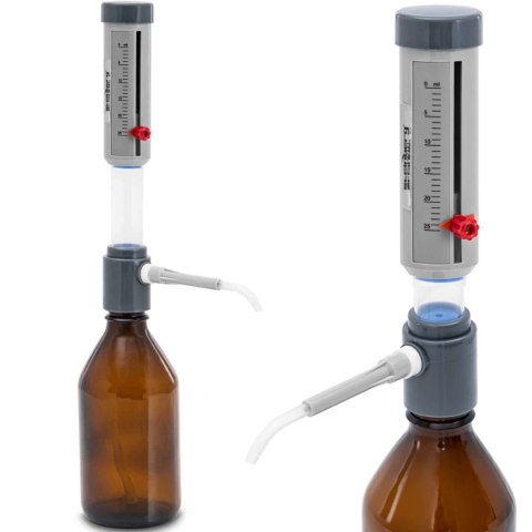 Dozownik butelkowy laboratoryjny bez zaworu zwrotnego 5-25 ml