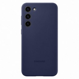 Etui silikonowy pokrowiec Samsung Galaxy S23+ Silicone Cover granatowe